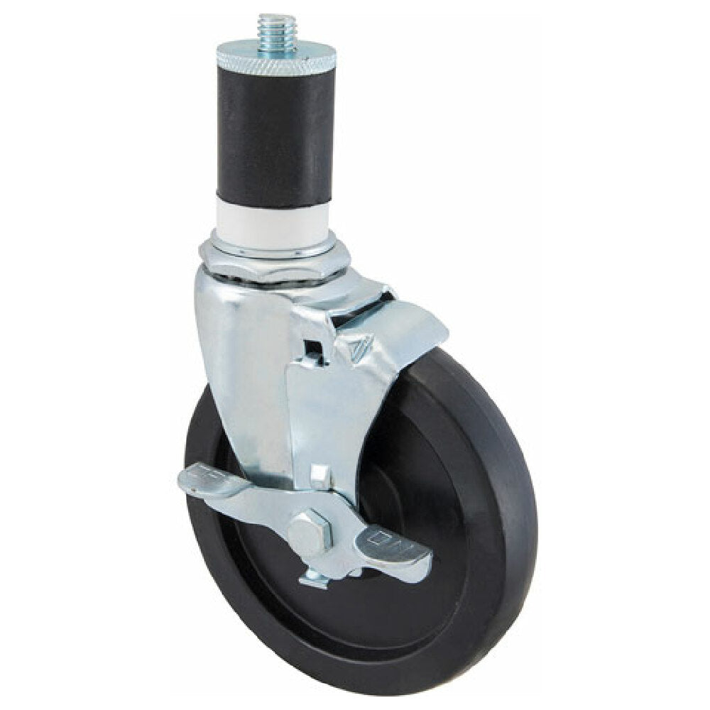 Private Label 1201148 Caster Stem(5"od W/brake Black