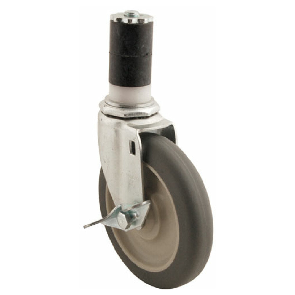 Private Label 1201181 Caster Stem 5" W/brk Gry