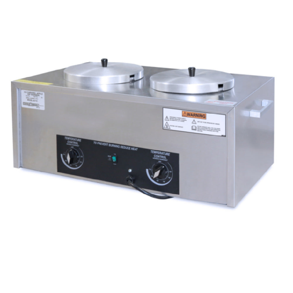 Gold Medal 4211C Caramel Apple Dip Warmer/Server Twin High Output