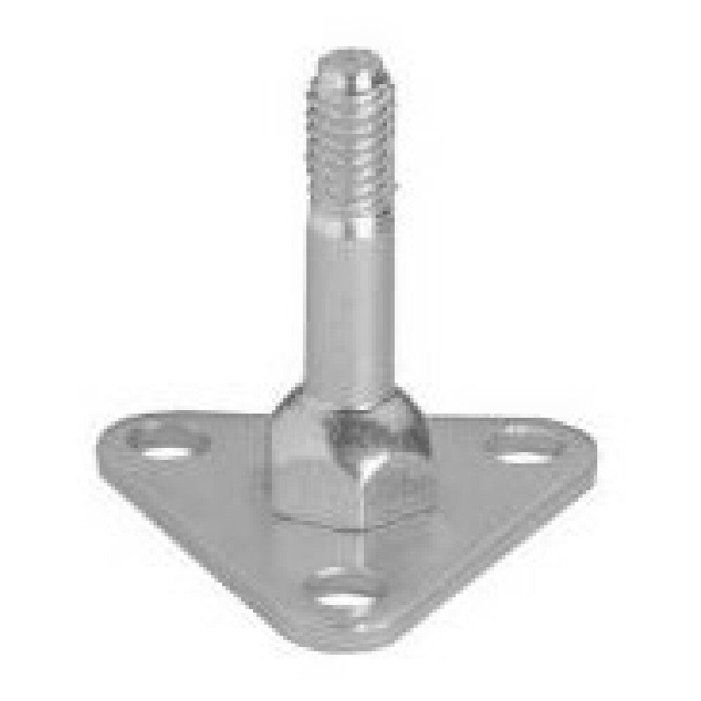 Intermetro 9993Z-BK Plate Foot Zinc Bk Only