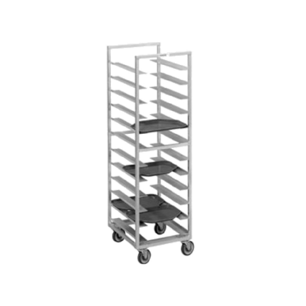 Channel T445A Cafeteria Tray Rack Single Section Trapezoidal Series