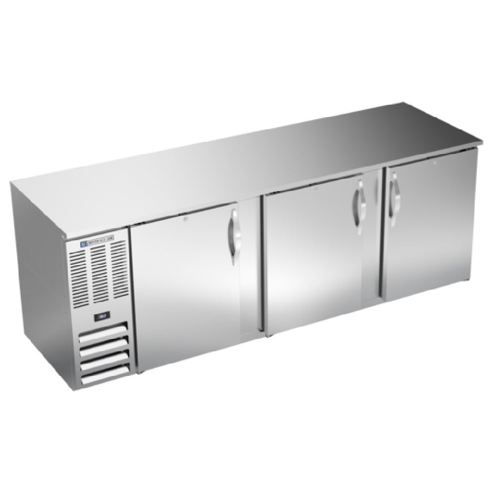 Beverage Air BB94HC-F-S - Refrigerated Food Rated Back Bar Storage Cabinet, Three-section