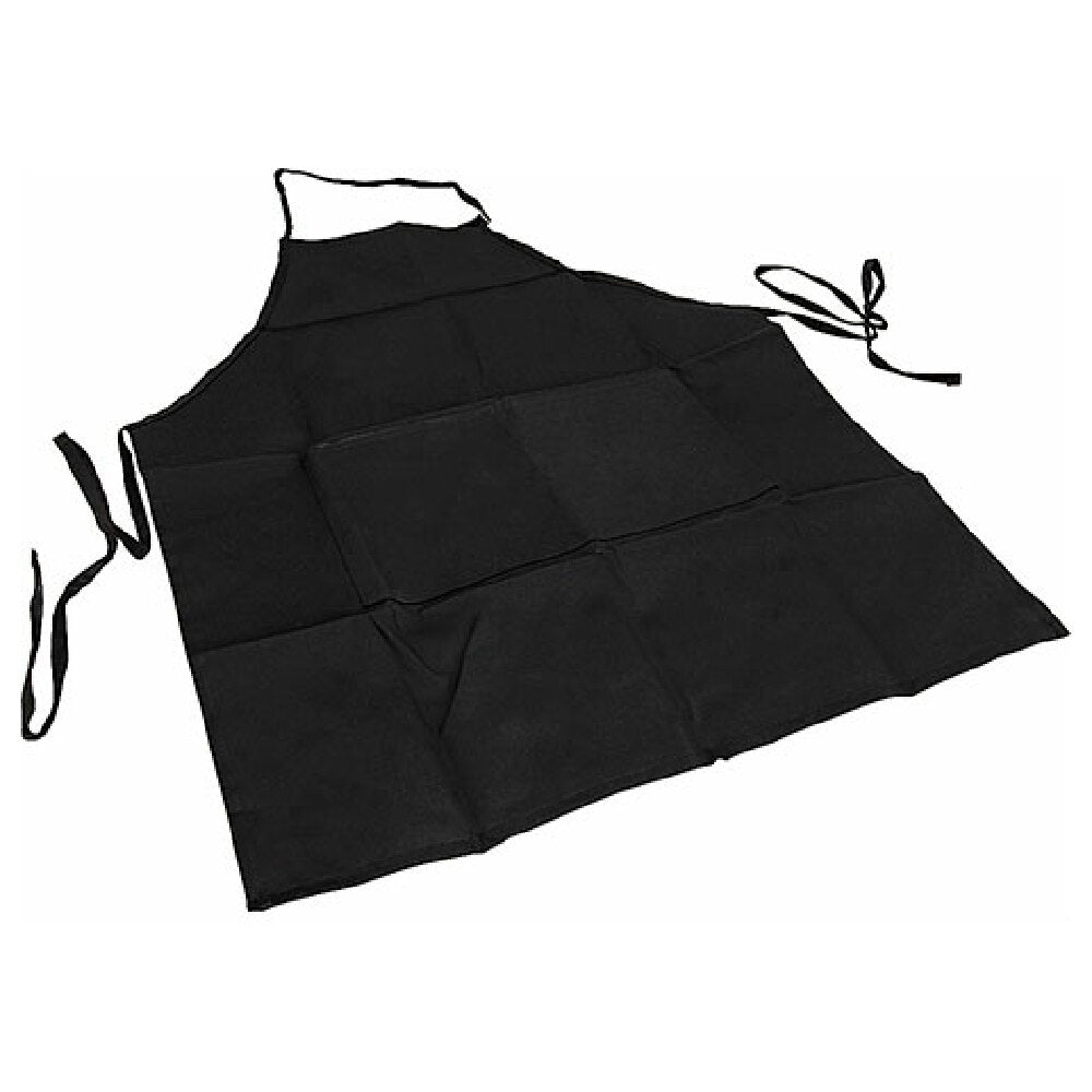 KNG 1557BLK Kng 32 In Bib Apron Black 2 Pockets