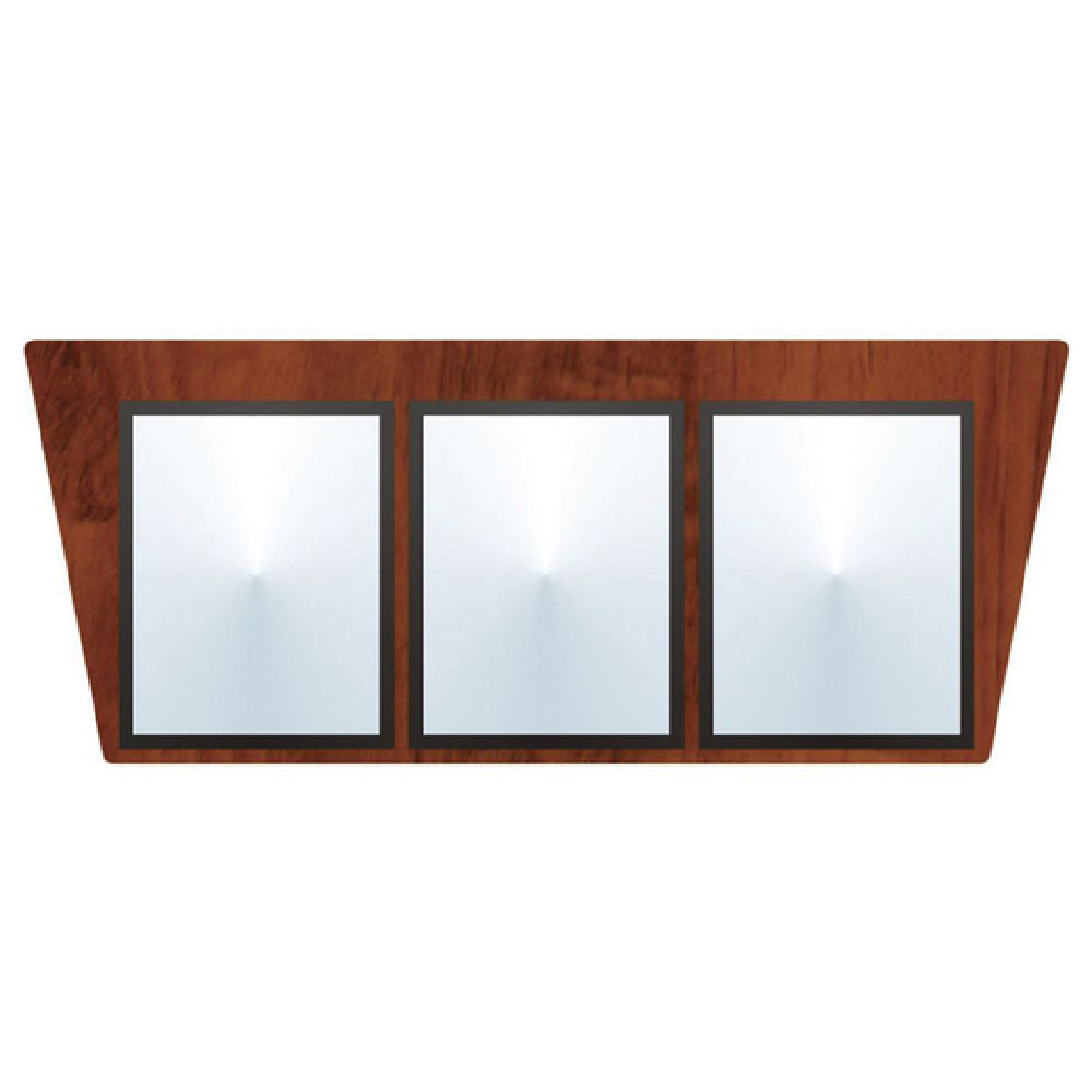 Hubert 19053 - Menu Board, 3-pocket, Wall-mount