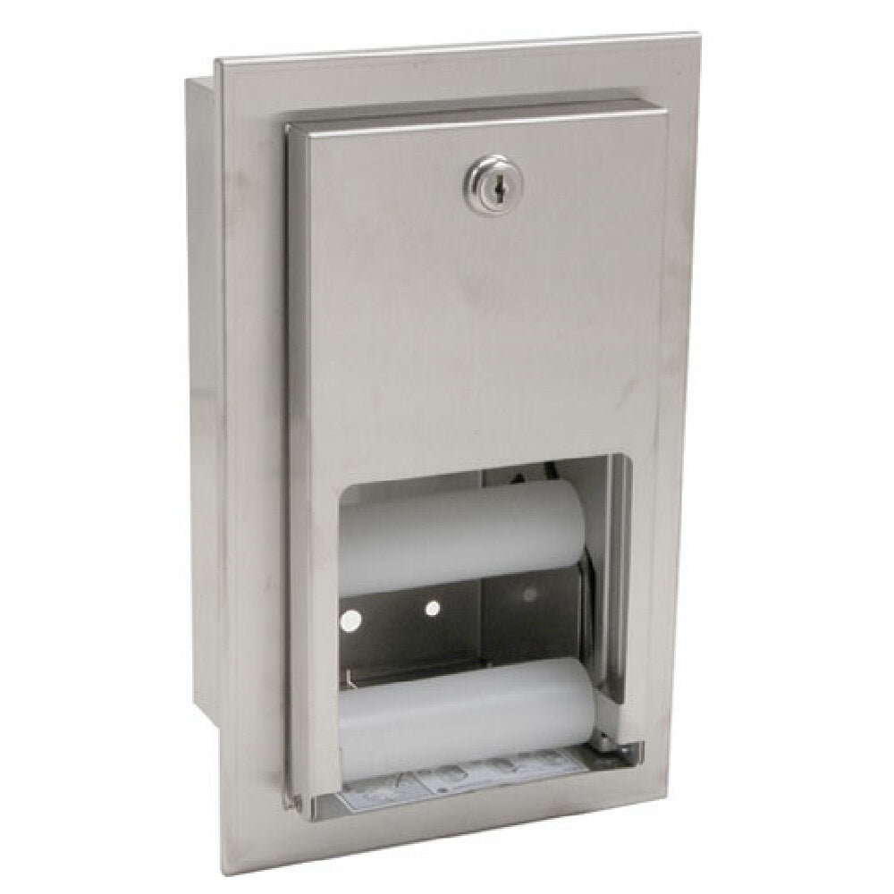 Bobrick B388 Dispenser Tissue Recessed S/s