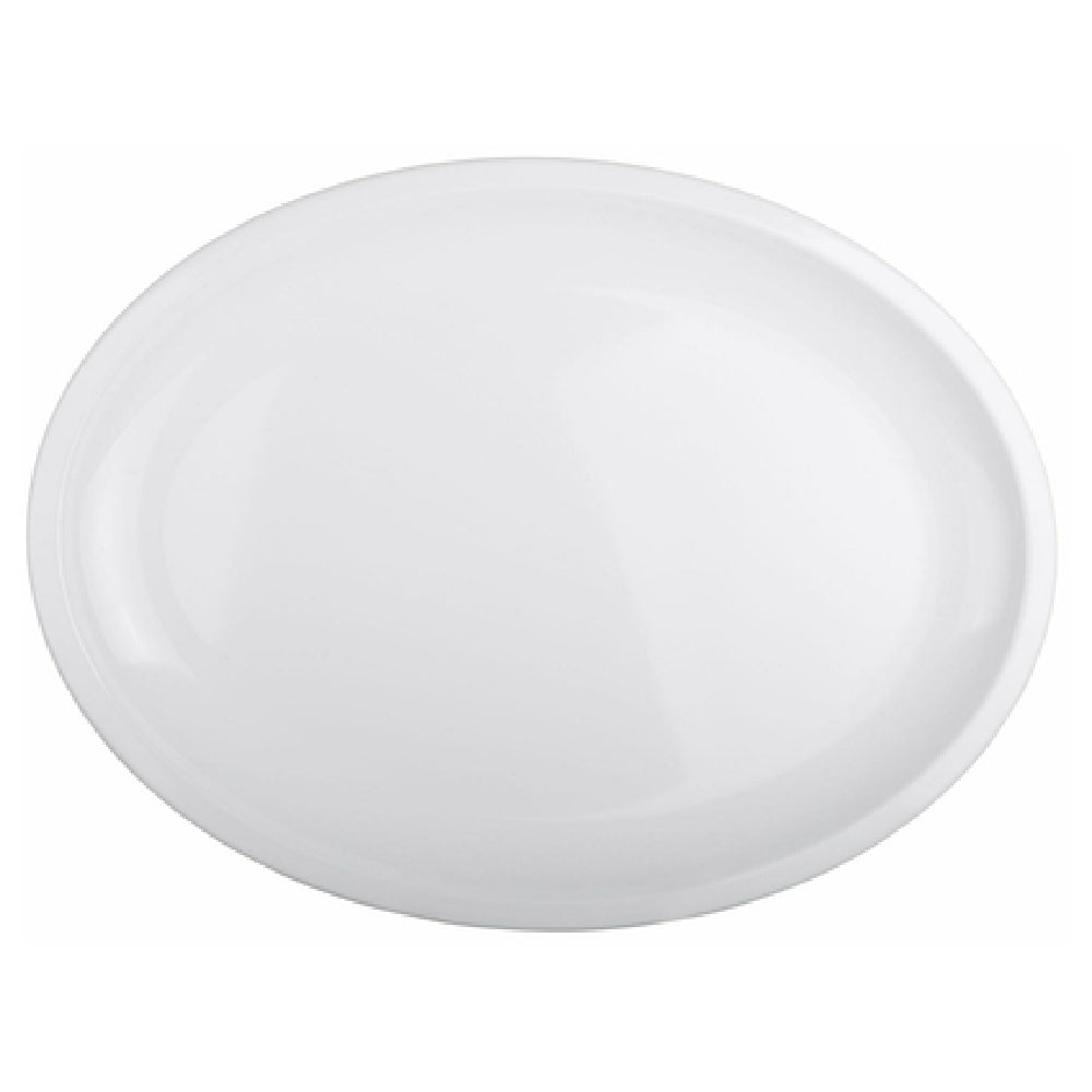 Elite Global Solutions M1612OV-W Platter 16"L X 12"W X 1-1/8"H Oval