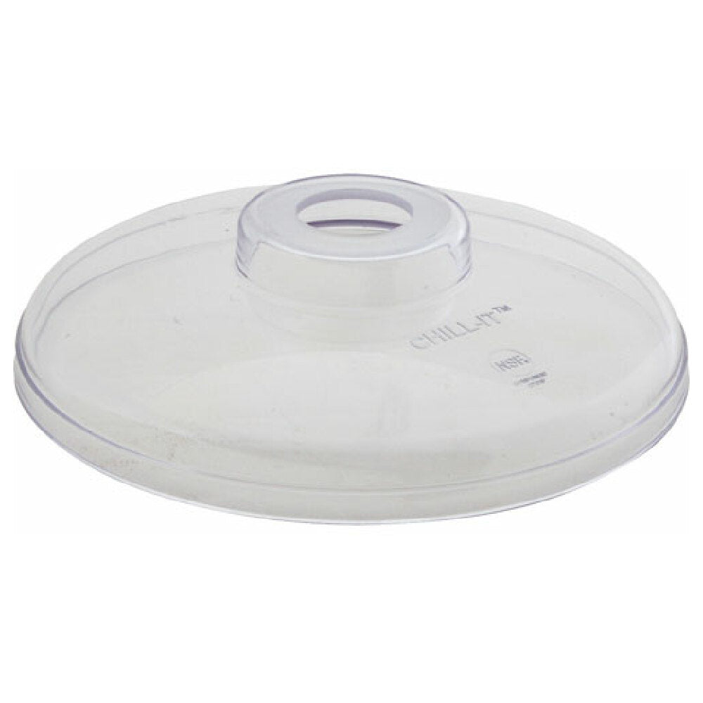 San Jamar CI7018 Lid Crock W/opening F/pump