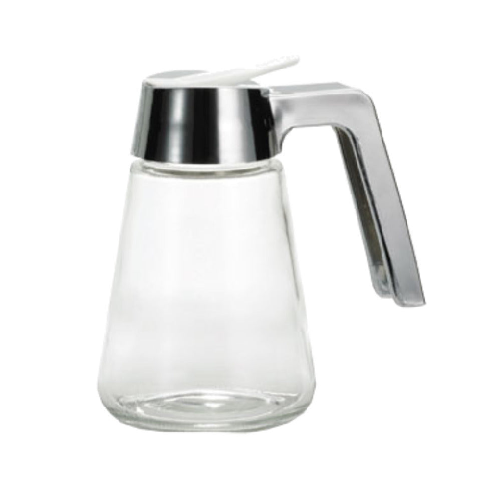 TableCraft Products 1271 - Modern Glass Dispenser, 12 Oz., Dishwasher Safe