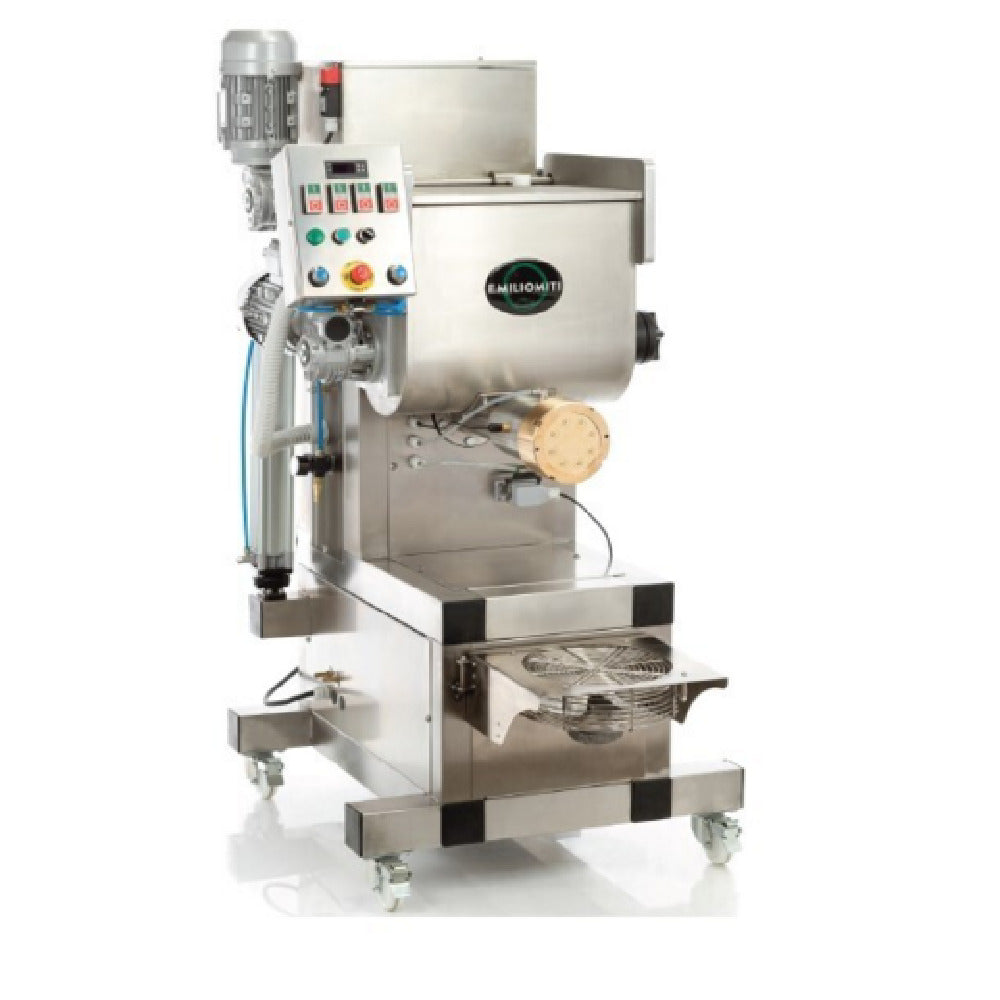 Alfa P60 Pasta Extruder With Dual Mixers 47"W X 34"D X 62.25"H 15 Kg Mixing Hopper Capable Of 90-125 Lbs/hr Production