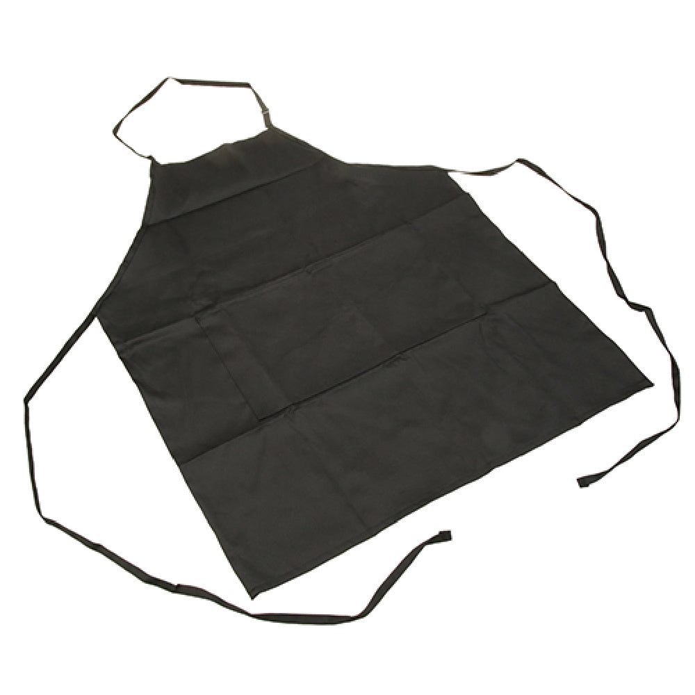 KNG 1557BLK Kng 32 In Bib Apron Black 2 Pockets