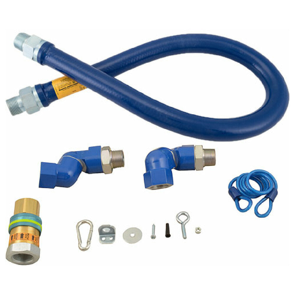 Dormont 16100BPQ2SR-48 Connector Gas Kit1"od X 48" W/ Qd 2swivel & Cab