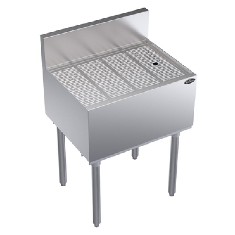 Krowne KR19-GS24 Royal Series Underbar Drainboard Free Standing 24"W X 19"D