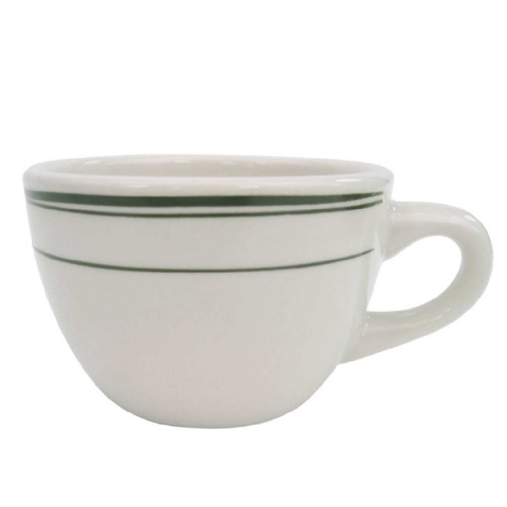 CAC China GS-37 Greenbrier Coffee Cup 7 Oz. 3-3/4" Dia. X 2-1/2"H