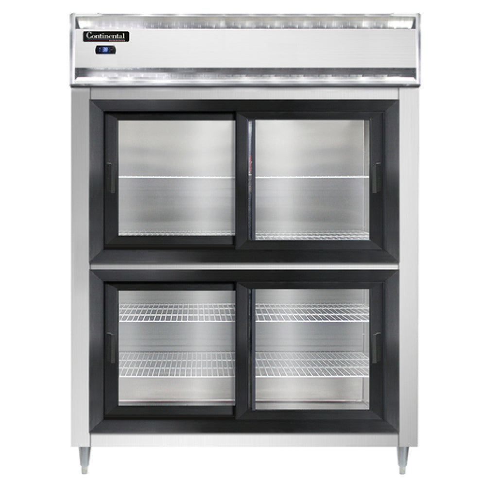 Continental Refrigerator D2RESNSSSGDHD Designer Line Wide Refrigerator Reach-in