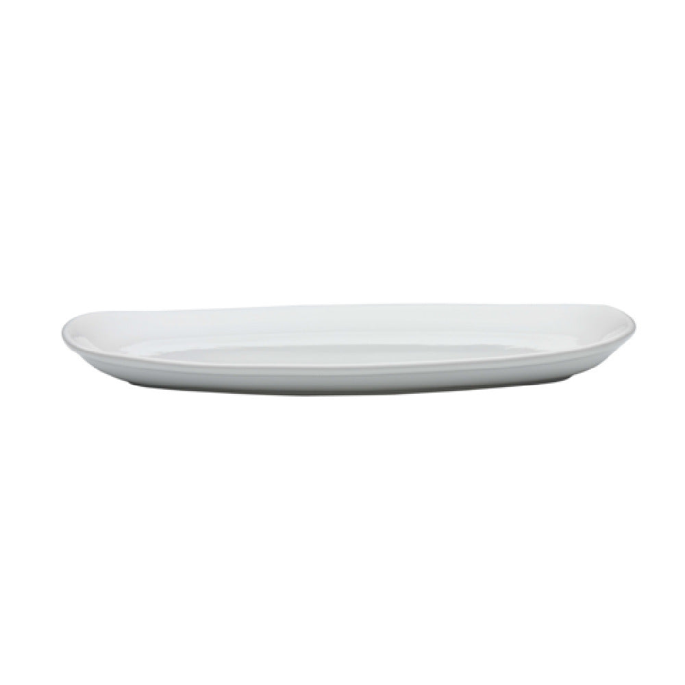 Libbey DDN OG-2500 Platter 13-3/4" X 8-3/4" X 1-1/4" Oval