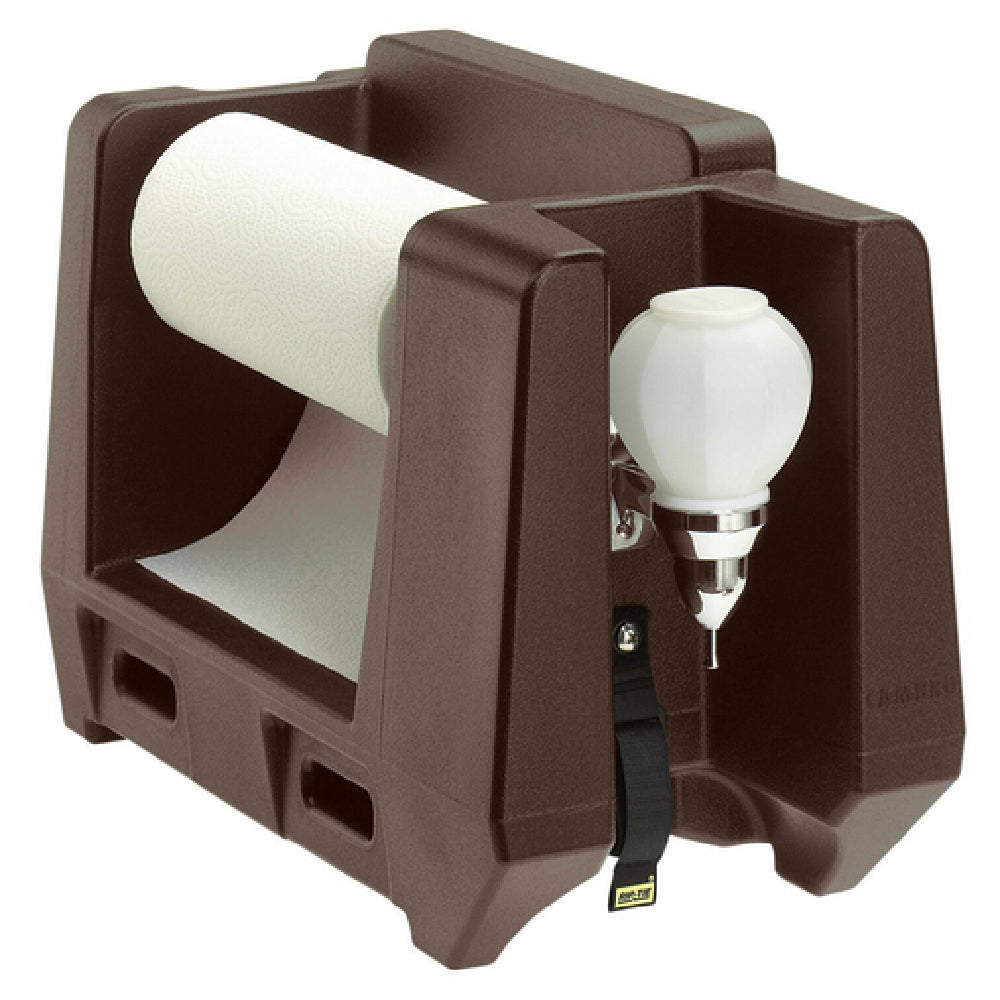 Cambro HWAPR131 Handwashing Station With Paper Towel & Soap Dispenser Includes: 1 Sheet Handwash Only Labels (4 Labels Per Sheet)