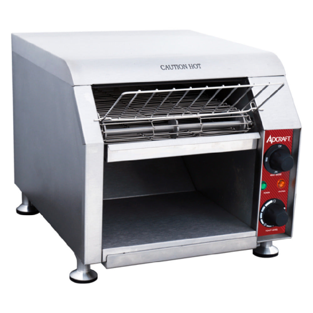 Admiral Craft CVYT120S Adcraft Conveyor Toaster Countertop Design 280-300 Pieces/hour