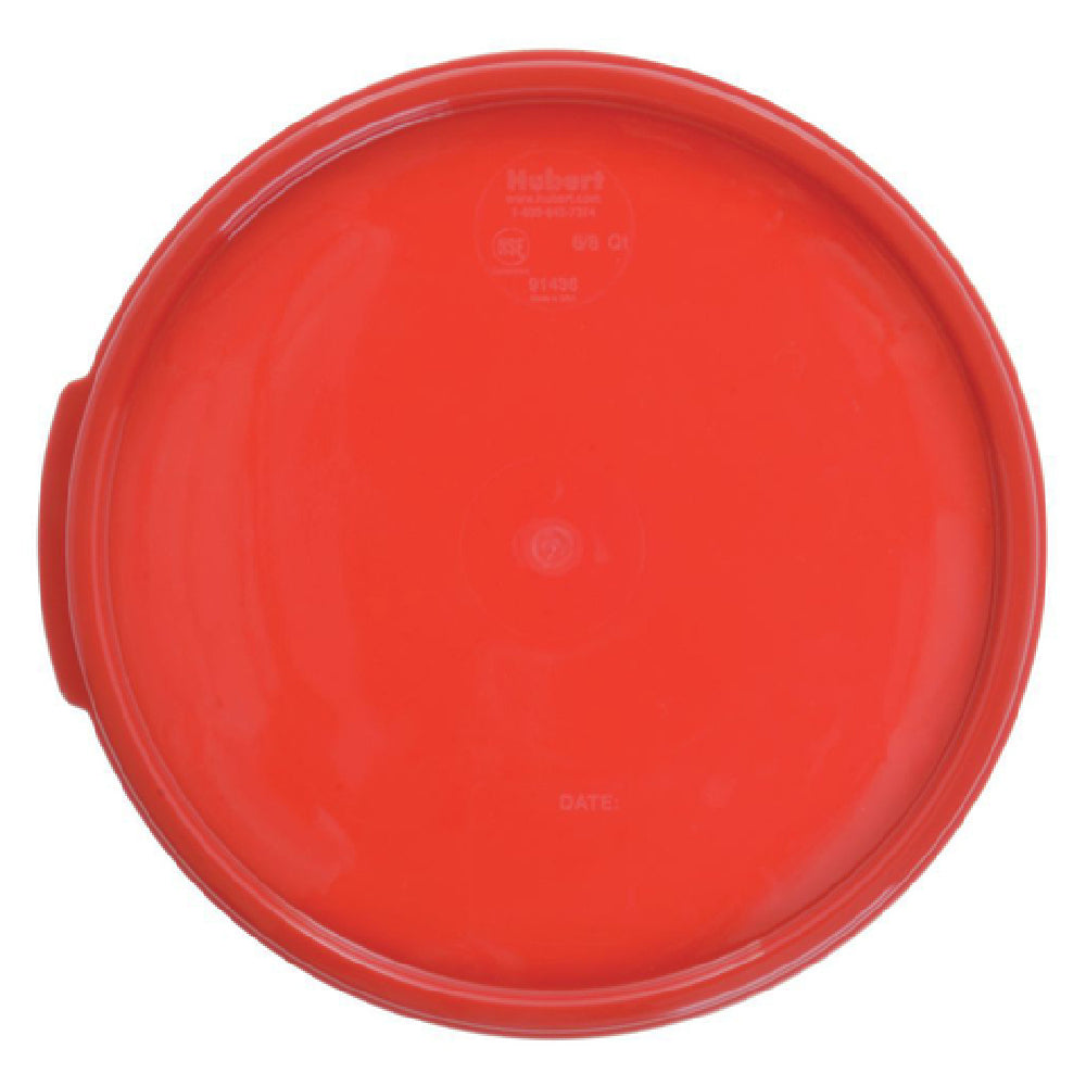 Hubert 91436 - Lid, For 6 & 8 Qt. Containers, 9" Dia.