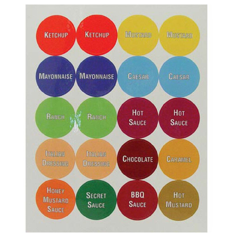 AllPoints 185653 Fifo Label Sheet