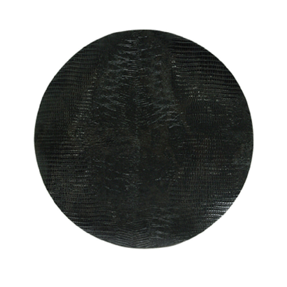 FOH RTL017BKL23 Sumatra Placemat 12" Round Reversible