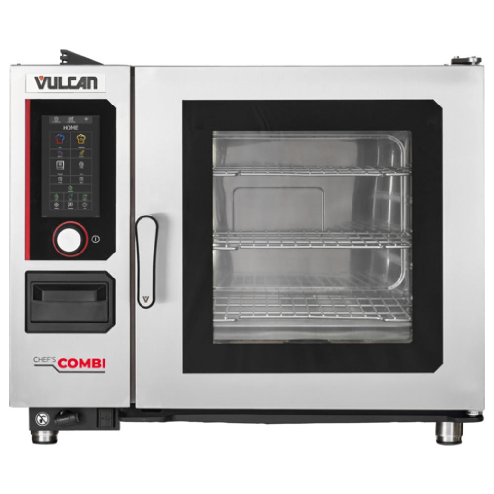 Vulcan CHEF-62E - CHEF'SCOMBI 62E, Electric 6-level Full-size (GN 2/1) Capacity, (6) 18" X 26" Full-size Sheet Pan Or (12) 12" X 20" Steam Pan