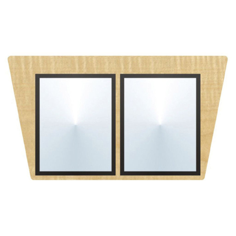 Hubert 86794 - Menu Board, 2-pocket, Wall-mount