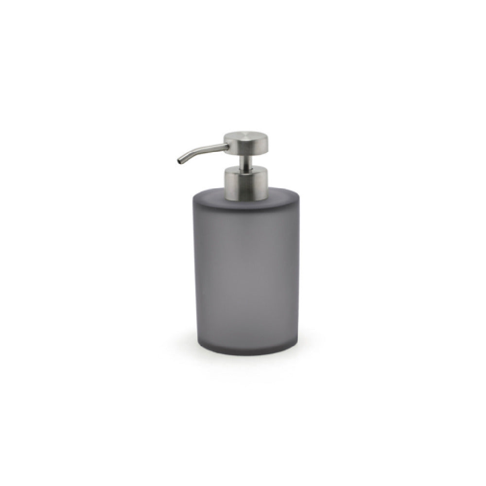 FOH RSP003GYR12 10oz Nassau Pump Smoke With Low Profile Brushed Stainless Top
