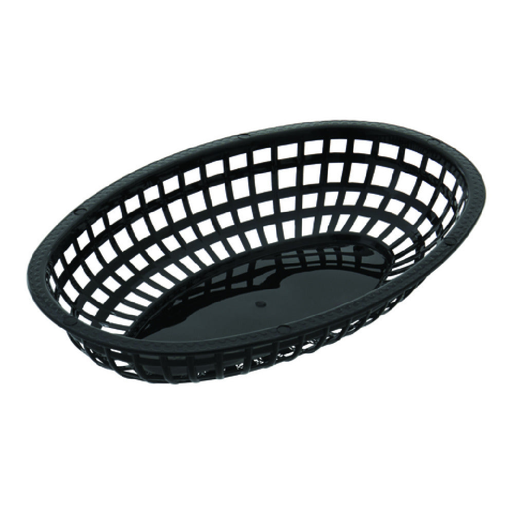 Hubert 24601 - Hubert® Fast Food Basket, 10"L X 6-3/4"W X 1-3/4"H, Oval