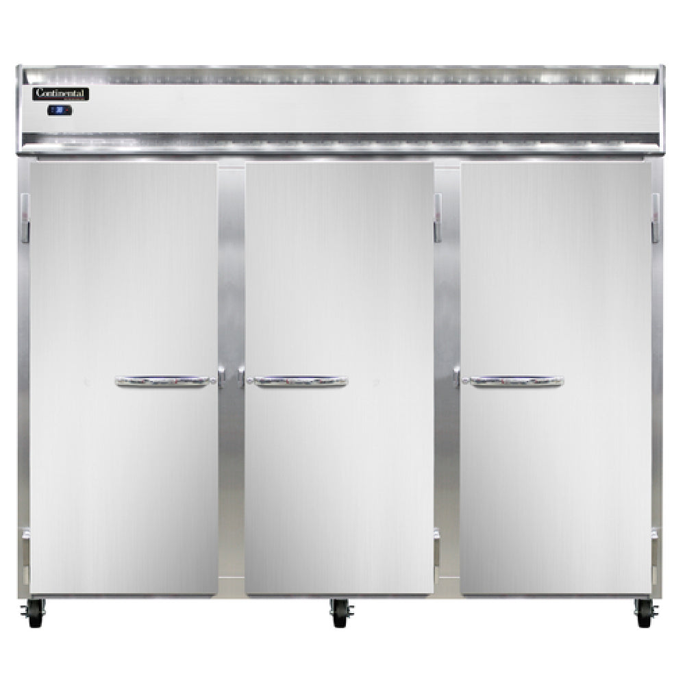 Continental Refrigerator 3RENSA Extra-Wide Refrigerator Reach-in 85-1/2"W