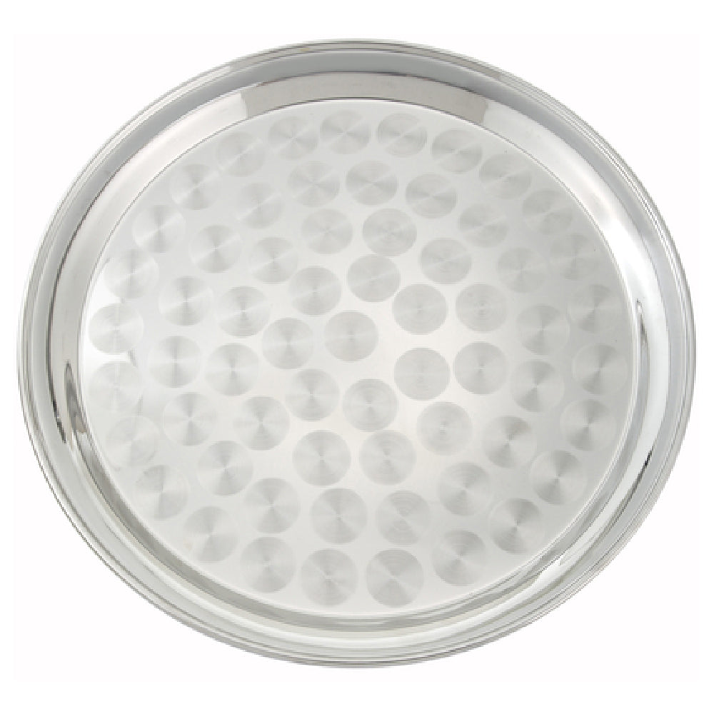 Winco STRS-16 Swirl Service Tray 16" Dia. Round