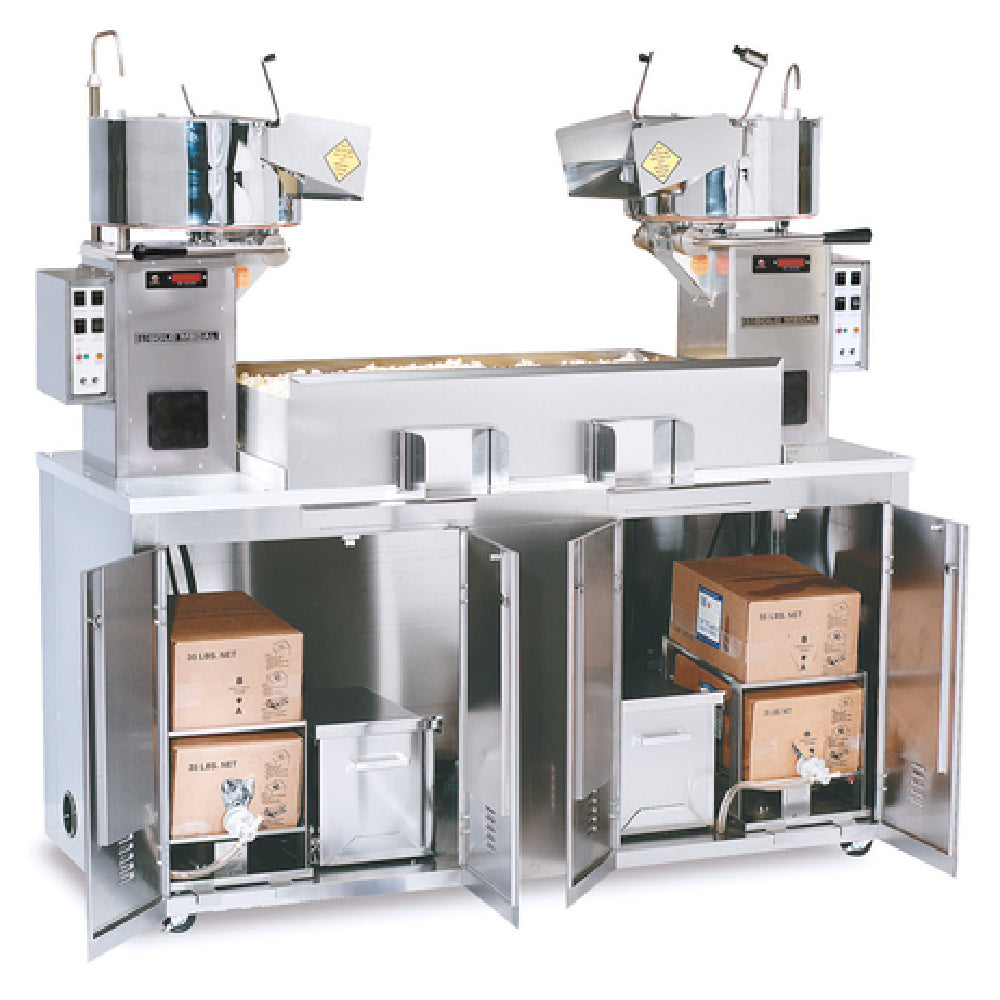 Gold Medal 2220-00-100 Twin Maxi Popcorn Plant Electric Floor Model