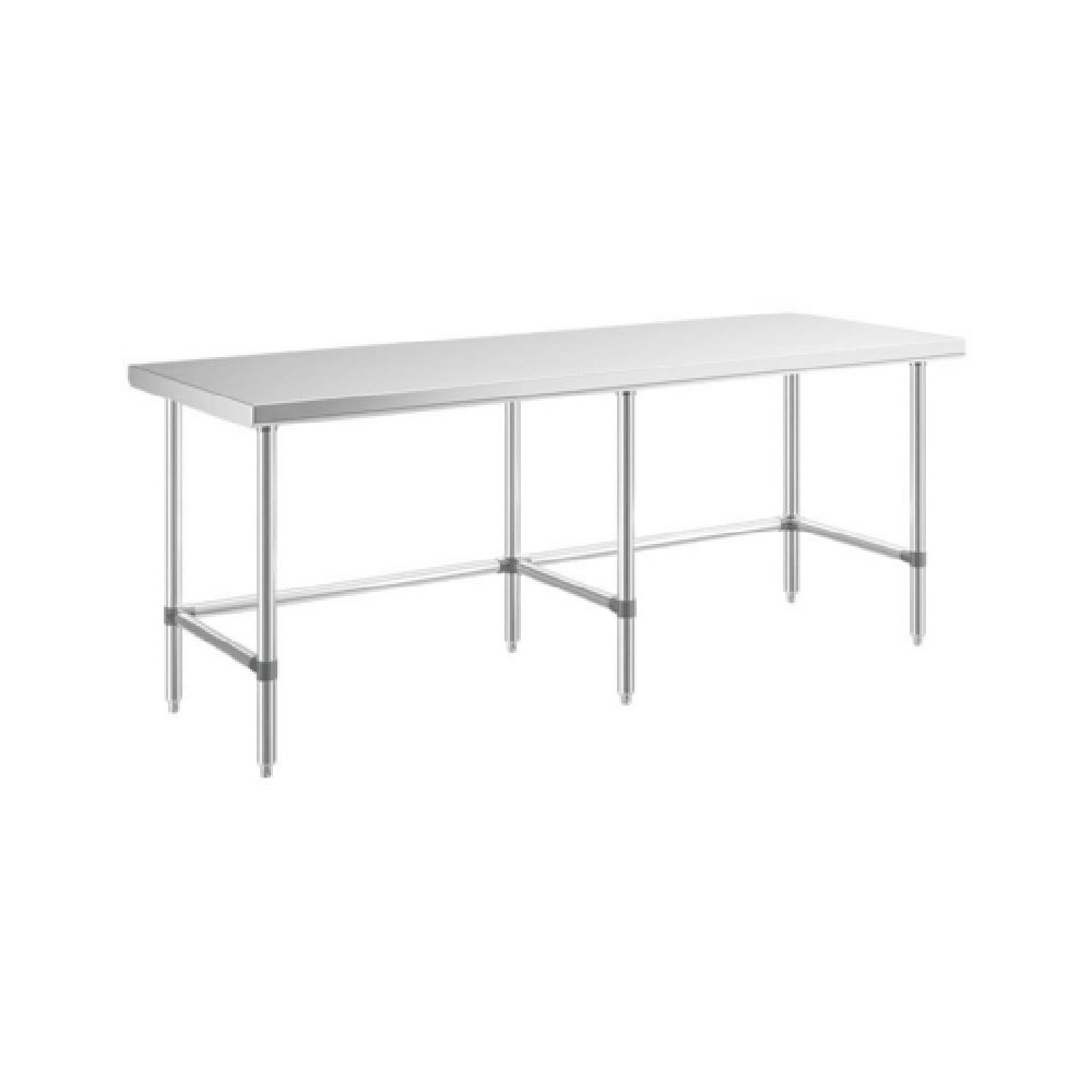 Sapphire Manufacturing SMTEO-3684S Worktable 84"W X 36"D X 35"H 18/430 Stainless Steel