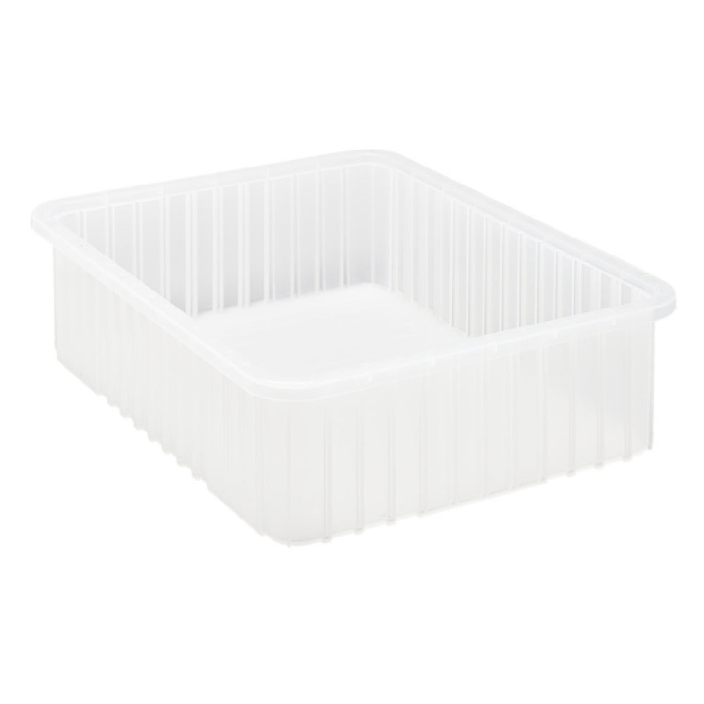 Quantum DG93060CLCS - Dividable Grid Container, 22-1/2"L X 17-1/2"W X 6"H, Clear