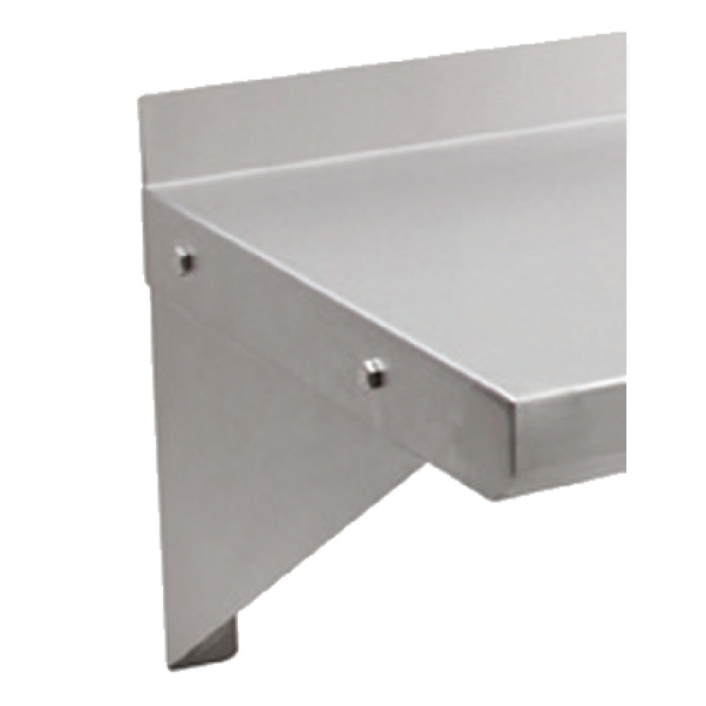 John Boos BHS12BKR-16/304 Wall Shelf Support Bracket For 12"D Wall Shelves 16/300 Stainless Steel Construction