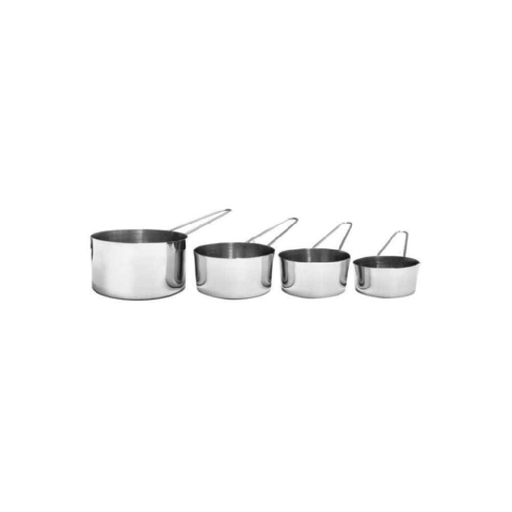 CAC China MC1S-4SET Measuring Cup 4-piece Set Wire Handle