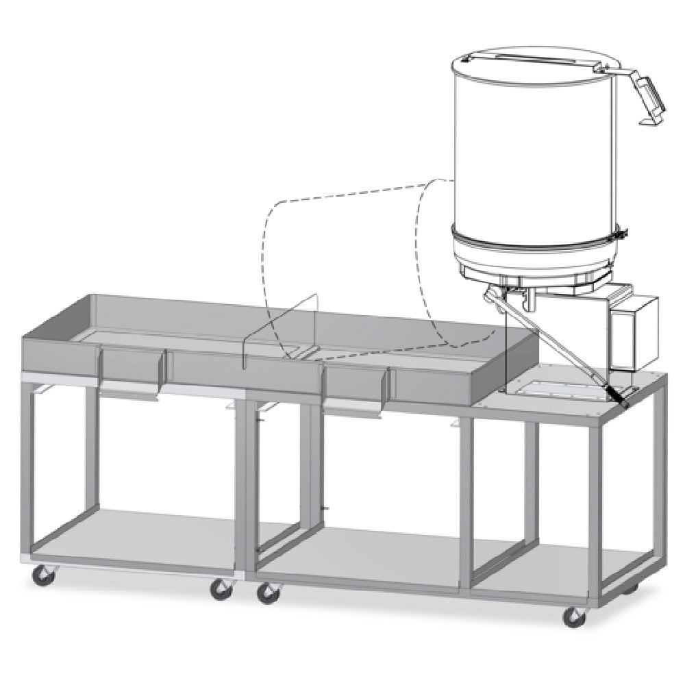 Gold Medal 2622-00-100 - Single Karmel Kool Stand (for Mark 10/20), Modular Table System
