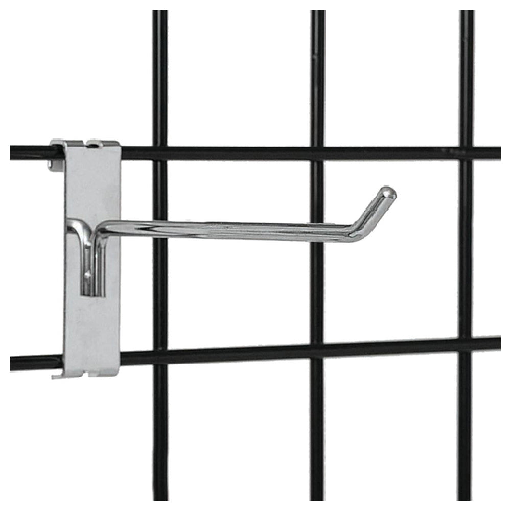 Hubert 87424 - Gridwall Hook, 4"L X 1-1/4"W, Steel