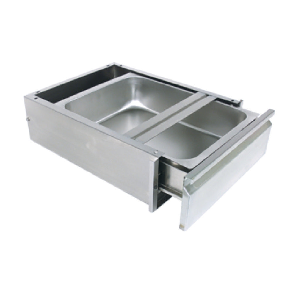 BK Resources BKDWR-2020-ASSY-SS Drawer Assembly 20"W X 20"D X 5"H Pan Size 200 Lb. Capacity