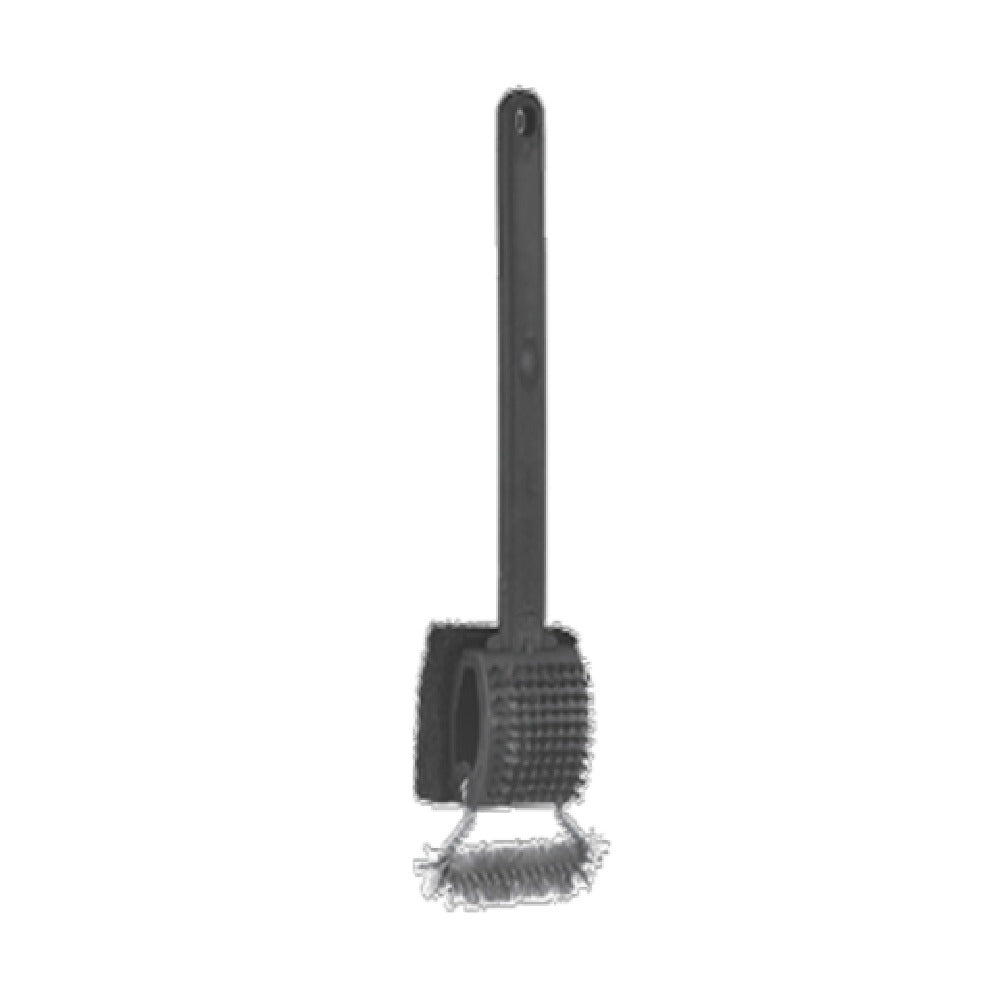 Chef Master 06440Y Mr. Bar-B-Q® Deluxe Triple Action Grill Brush (2) Sided Scrubber Pad & Stainless Steel Bristles