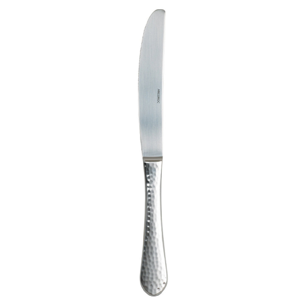Arc Cardinal FM604 Arcoroc Stone Satin Dinner Knife (L:9.5'' X W:1.3'') 13/0 Stainless Steel