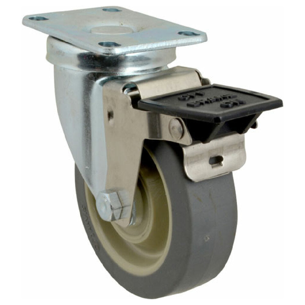 Hobart 505042-PE Caster Plate 4"swvl W/brake