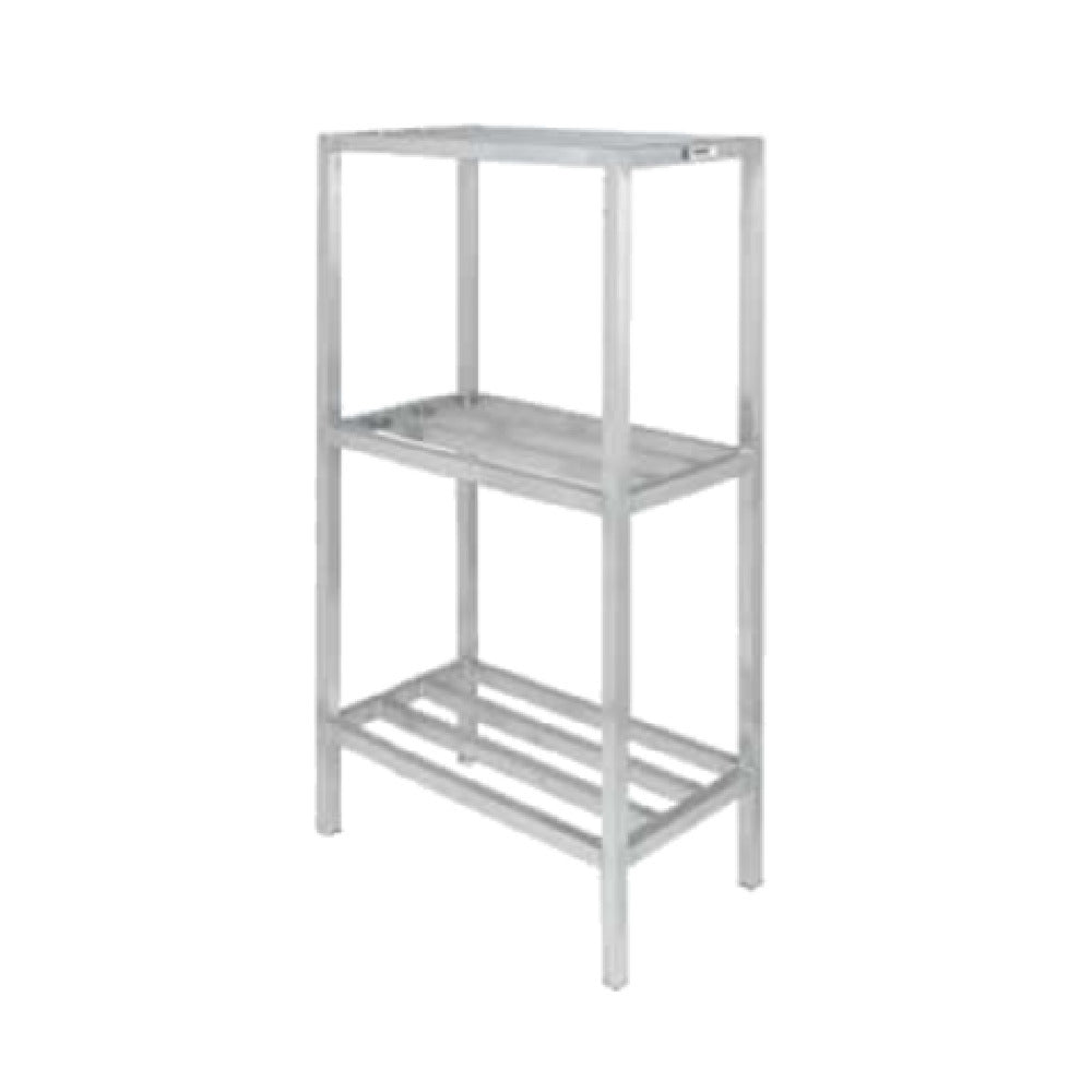 Channel ED2460-3 Dunnage Shelving All-Welded 3 Shelf Style Tubular Style