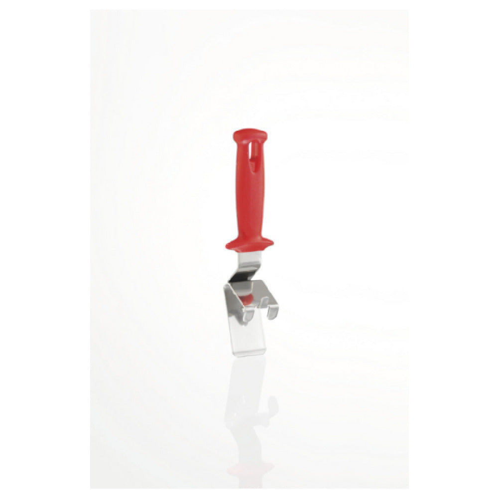 Cuppone A/PTG25 - Baking Pans Gripper, Stainless Steel, Red Handle