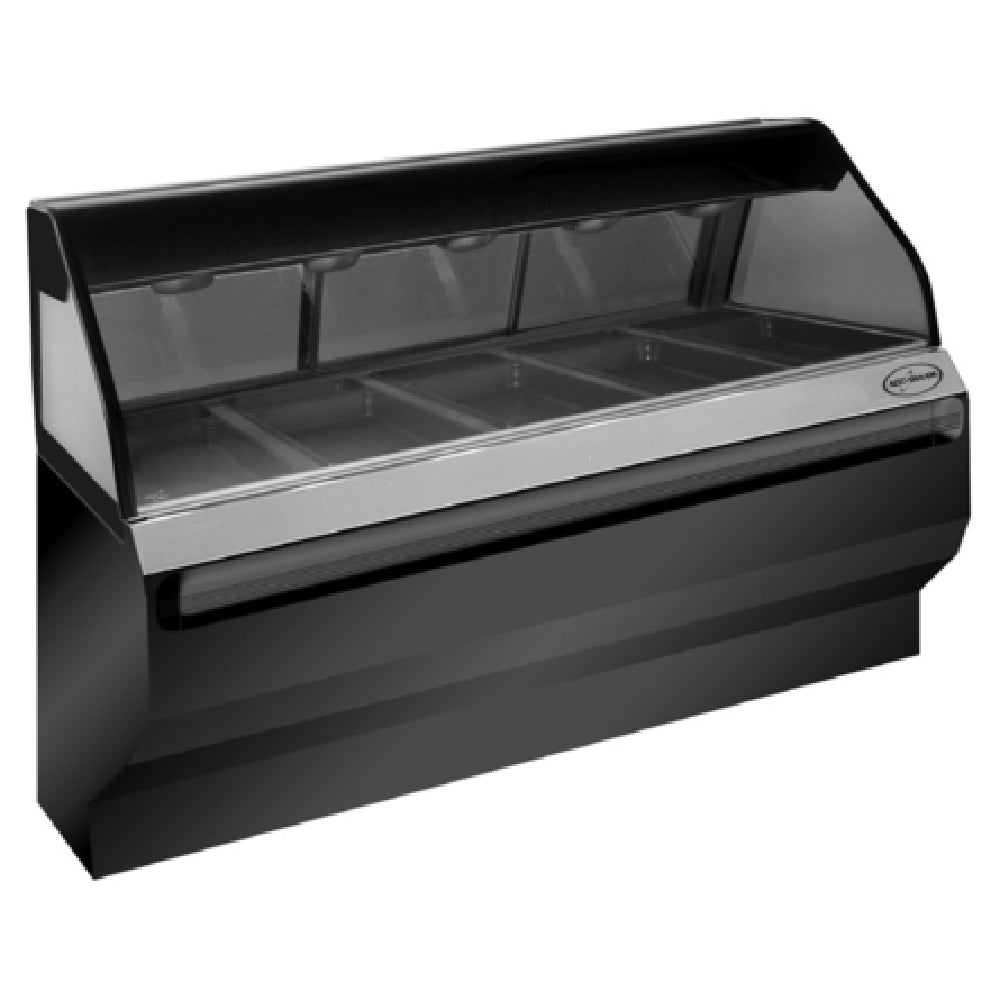Alto Shaam ED2SYS-72-BLK_230/60/1 Halo Heat® Heated Display Case With European Style Base