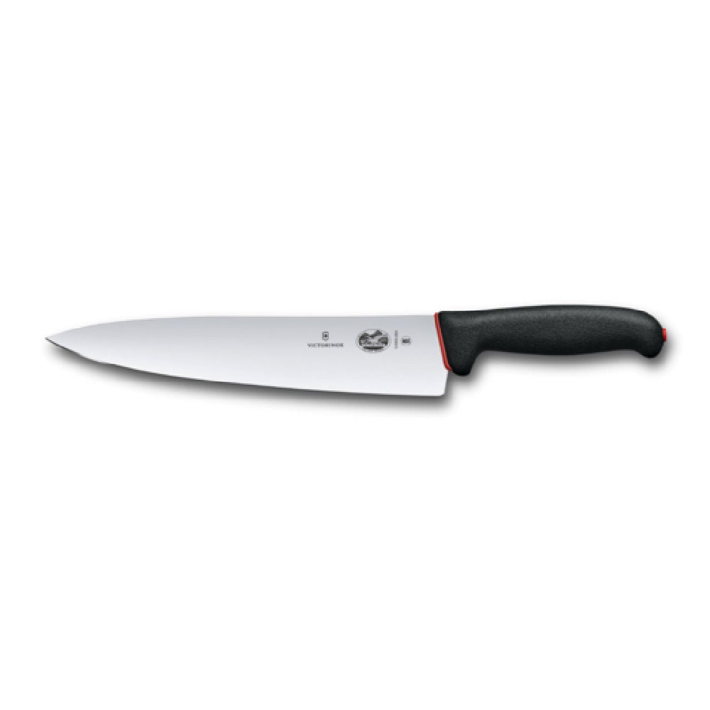 Victorinox Swiss Army 5.2003.25DB - Chef's Knife, 10" Blade, Black/red Dual Grip