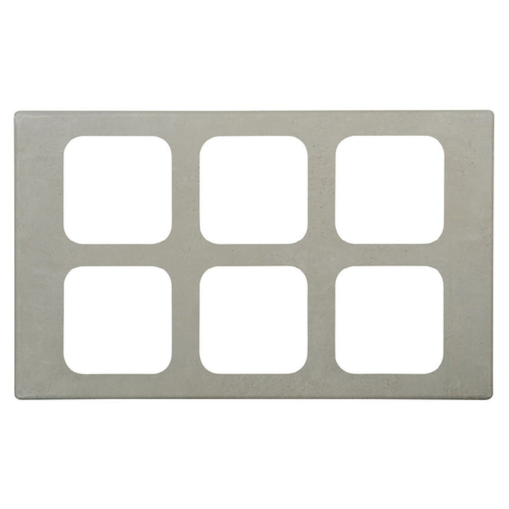 Hubert 96787 - Cold Tile, For 1/6-size Contemporary & Curveware Pans, 6-compartment