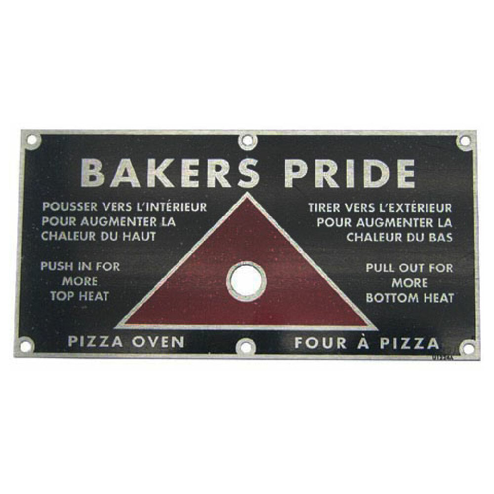 Bakers Pride U1224A Plate