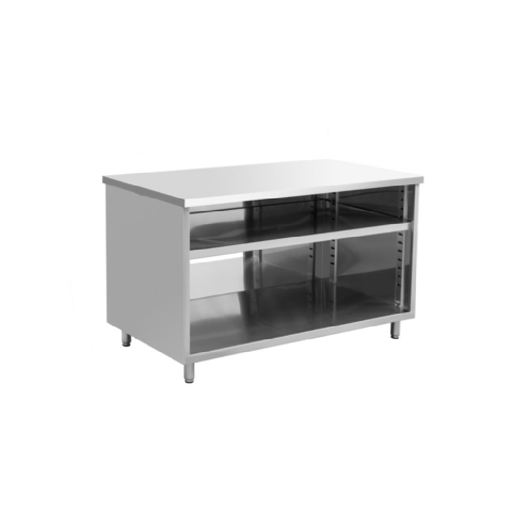 Hubert 29745 - Kratos® Enclosed Worktable, 60"W X 30"D X 36"H, 16 Ga
