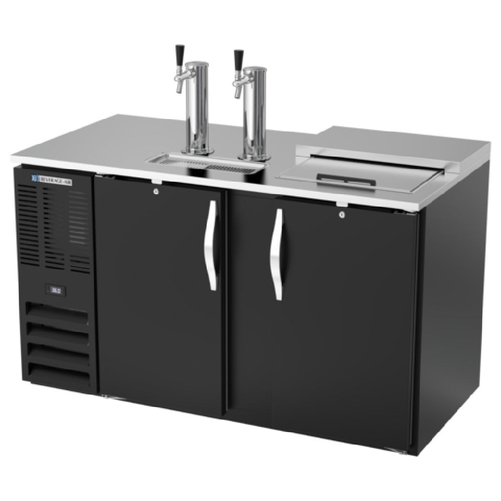 Beverage Air DD58HC-C-B - Direct Draw Dispenser, Club Top, 58"W X 30-3/8"D X 49-5/16"H