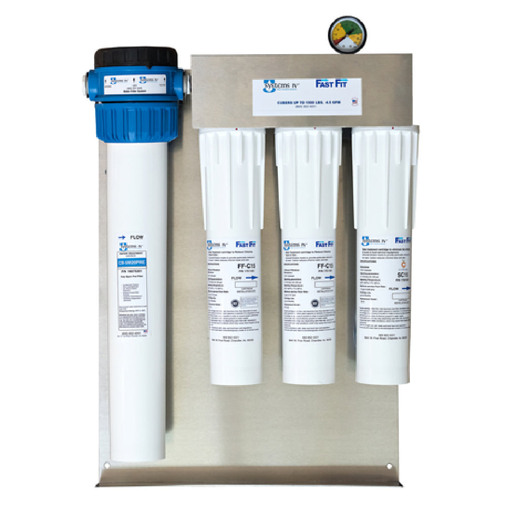 Terry H2O Solutions FF-15-3MP+ Water Treatment System With Scale Inhibition And Pre-filtration 6 GPM